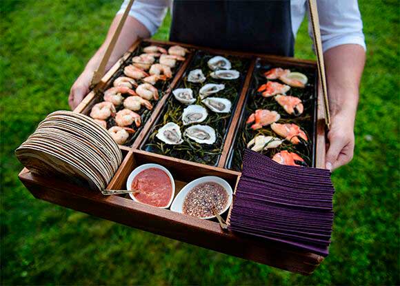 Menú de catering para bodas en Mallorca