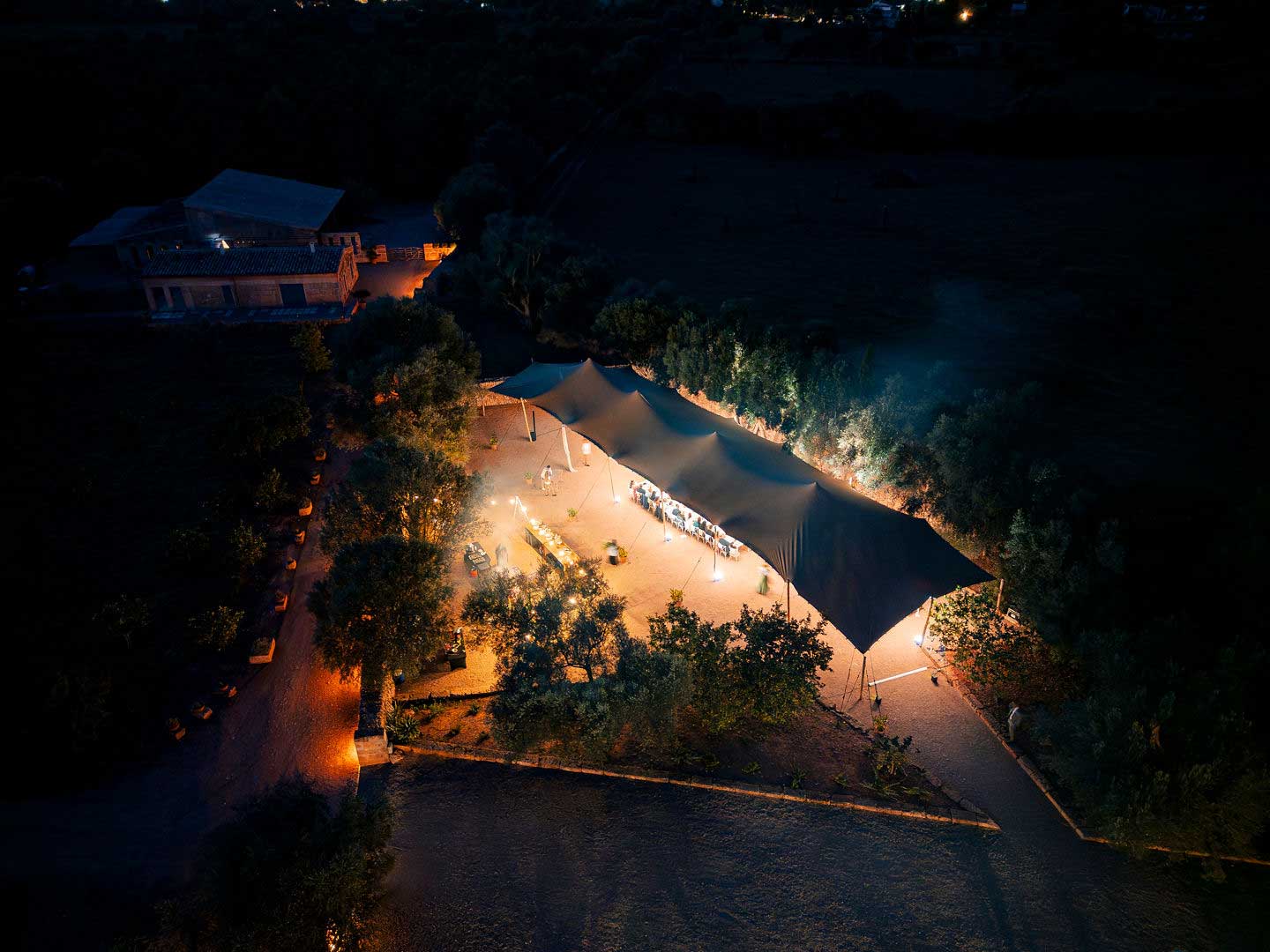 Lighting for events in Mallorca